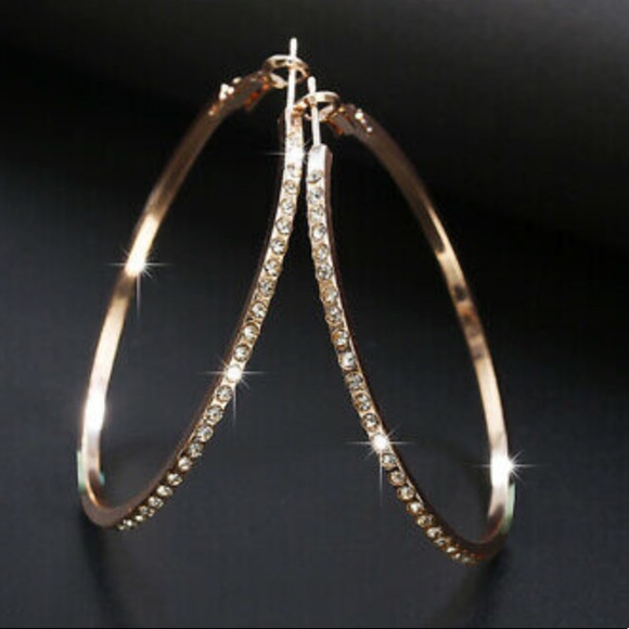 NEW Sterling Silver hoop earrings - Picture 2 of 4